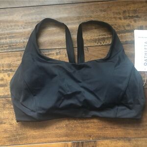 Athleta Black Malibu Bikini Top D-DD Small Women's Swim